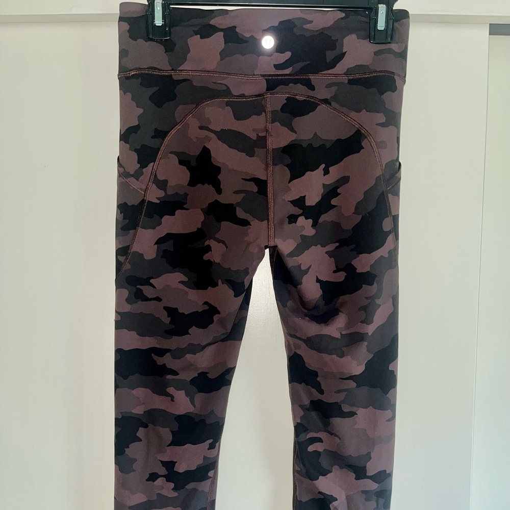 Lulu Lemon Camo Leggings with pockets